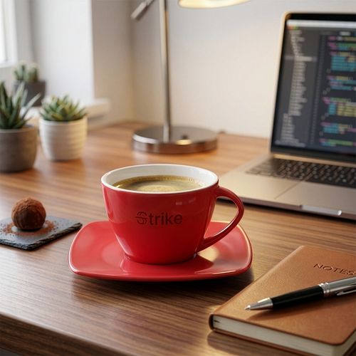 Tasse Luna Set 220ml rouge/blanc thumbnail 4
