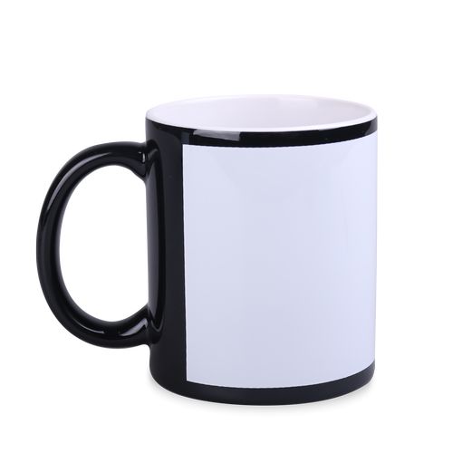 Mug de sublimation Tomek Nero Art Solid 300ml noir/blanc - 5