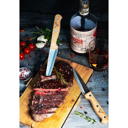 CUT planche à découper en bambou pliante avec deux couteaux thumbnail 6