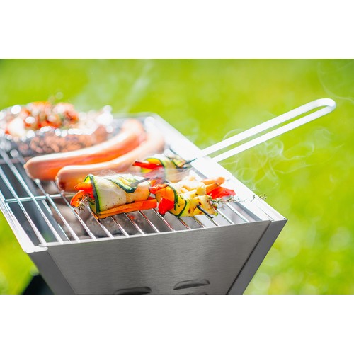 SOLID Barbecue au charbon de bois pliable et moderne pour les déplacements thumbnail 5