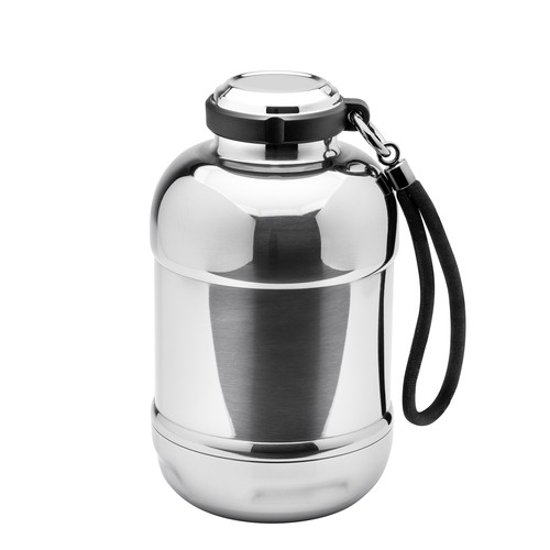 Gourde élégante en acier inoxydable poli à la main d'une contenance de 685 ml thumbnail 4