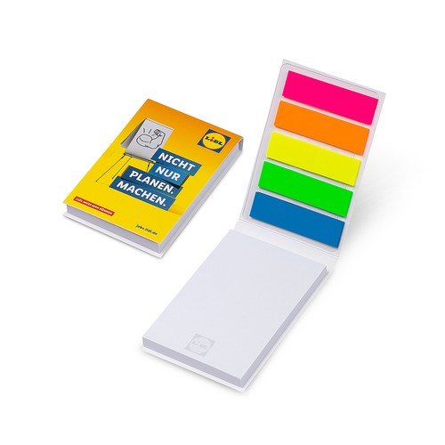 Blocs-notes adhésifs avec couverture souple - 2