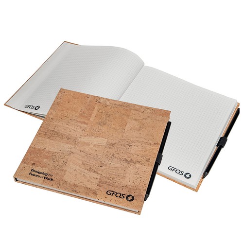 Notebooks with cork cover