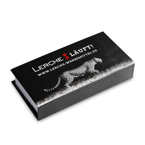 Adhesive notepads in a foldable box Adhesive notepads in a foldable box