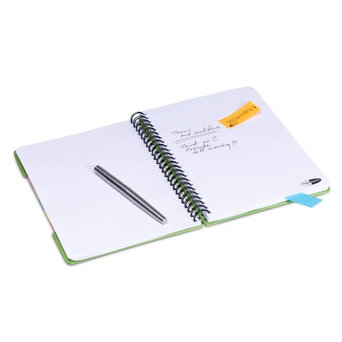 Carnets à couverture rigide et à spirale avec marque-pages - 2