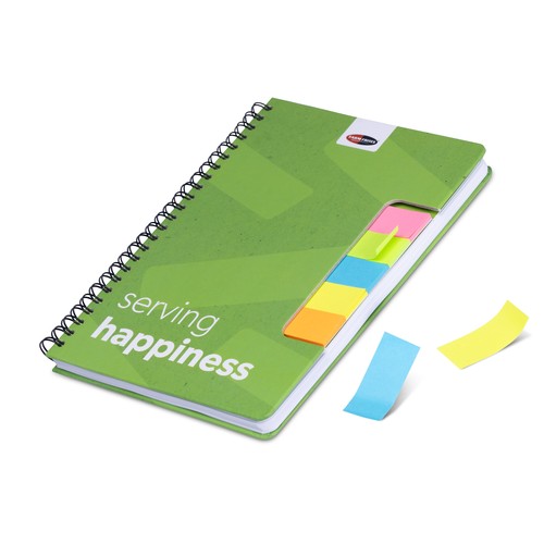 Carnets à couverture rigide et à spirale avec marque-pages - 3