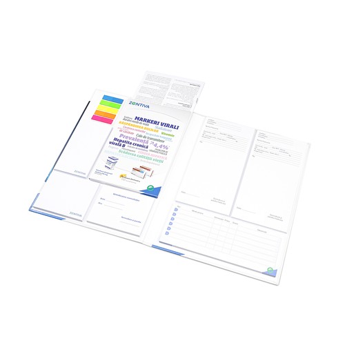 Comprehensive notepad set in hard cover Comprehensive notepad set in hard cover