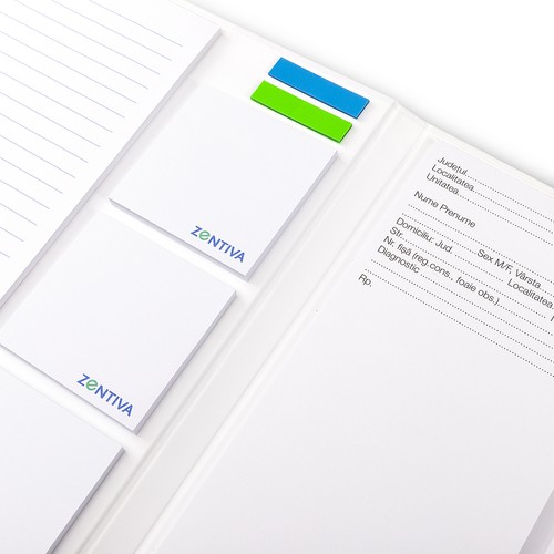 Comprehensive notepad set in hard cover Comprehensive notepad set in hard cover