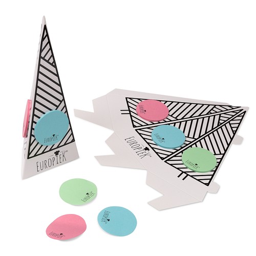 Christmas Tree Desk Stand with Sticky Notes – Eco Promotional Holiday Gift