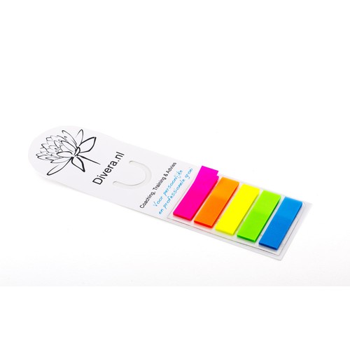 Adhesive Foil Index Set on Customizable Bookmark