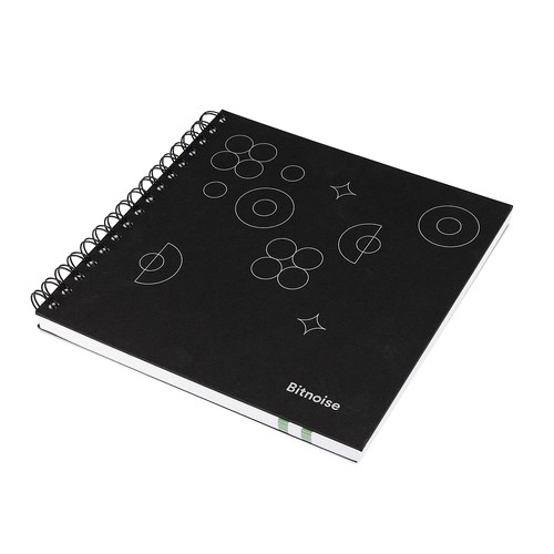 Carnets à spirale avec couverture en carton noir - 2