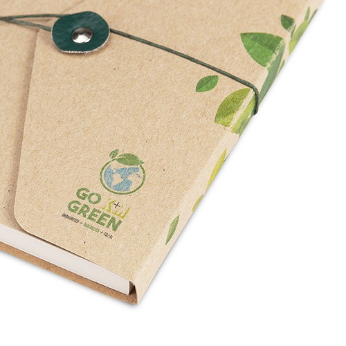 Eco Notepad with Three-Part Soft Kraft Cover Eco Notepad with Three-Part Soft Kraft Cover