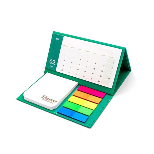 Petit calendrier de bureau à couverture rigide - 1