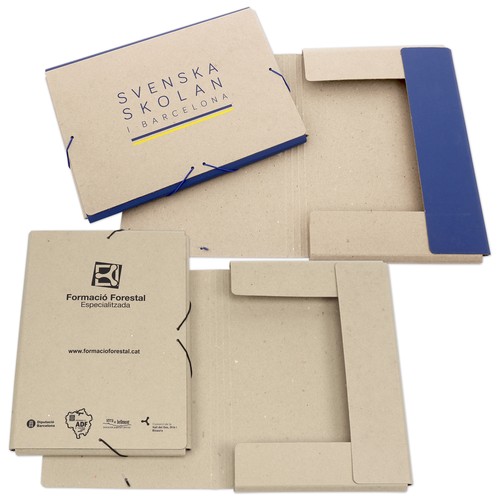 Chemise de bureau recyclée A4 34,5x25x3cm (fermé)