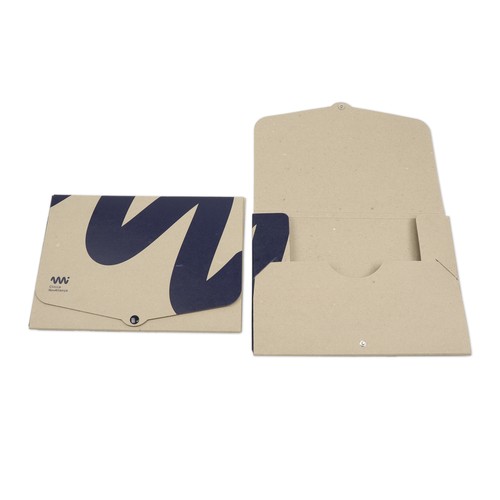 Chemise de bureau en carton recyclé 23,5x32,5x1cm (fermé)