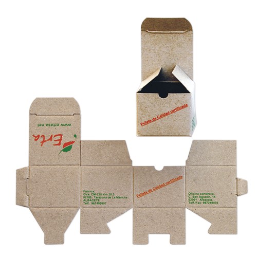 Petite boîte en carton recylé 5x5x4cm