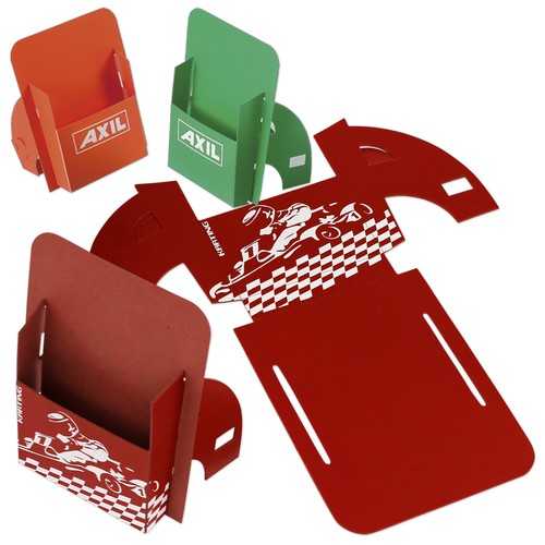 Porte-revues à monter en carton recyclé 17x10,5x2,5