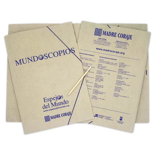 Chemise de bureau en carton recyclé A3 51x36x3cm (fermé)