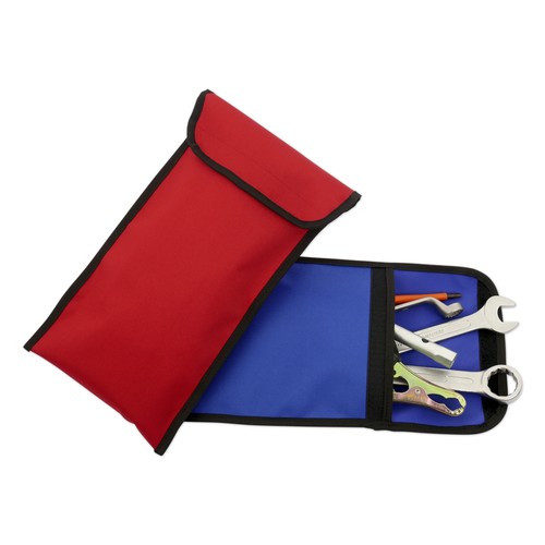 Bolsa de poliéster para herramientas con velcro
