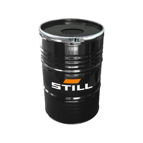 CONTENEDOR BARRIL GRANDE NEGRO CON TAPA CON AGUJERO | CONTENEDOR DE 200 LITROS