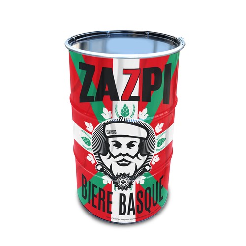 Barril POS Mediano Full Colour | Barril POS de 120 litros