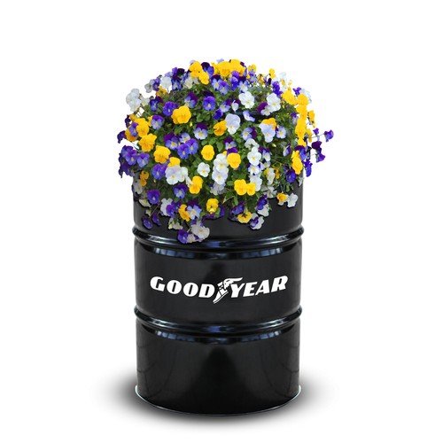 Botanical Barrel Big Black | 200 Liter Planter