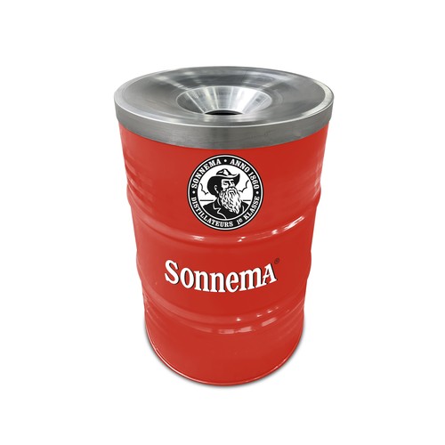 CONTENEDOR BARRIL GRANDE RAL COLOUR CON TAPA IGNÍFUGA | CONTENEDOR DE 200 LITROS