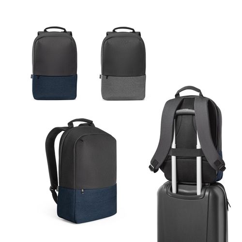 GENOA BPACK. Sac à dos antivol en polyester recyclé haute densité 600D - 1