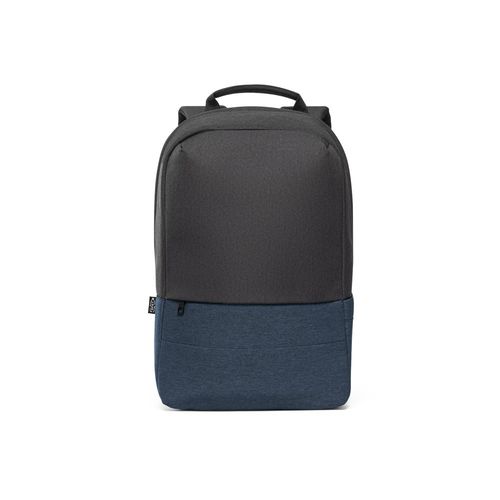blue GENOA BPACK. Mochila antirrobo en poliéster reciclado de alta densidad 600D