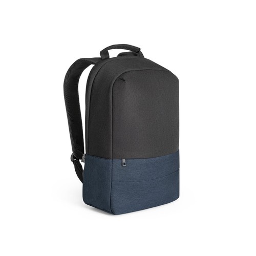 blue GENOA BPACK. Mochila antirrobo en poliéster reciclado de alta densidad 600D