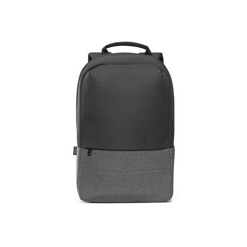 gray GENOA BPACK. Mochila antirrobo en poliéster reciclado de alta densidad 600D