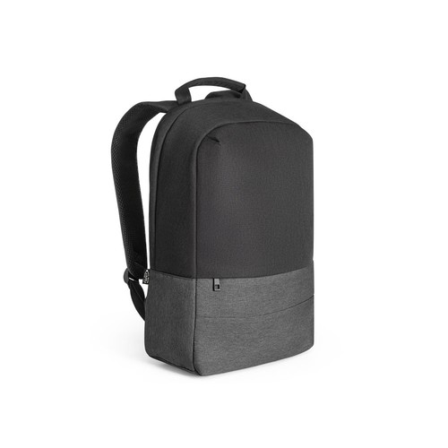 gray GENOA BPACK. Mochila antirrobo en poliéster reciclado de alta densidad 600D