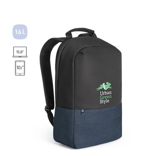 GENOA BPACK. MOCHILA ANTIRROBO EN POLIÉSTER RECICLADO DE ALTA DENSIDAD 600D