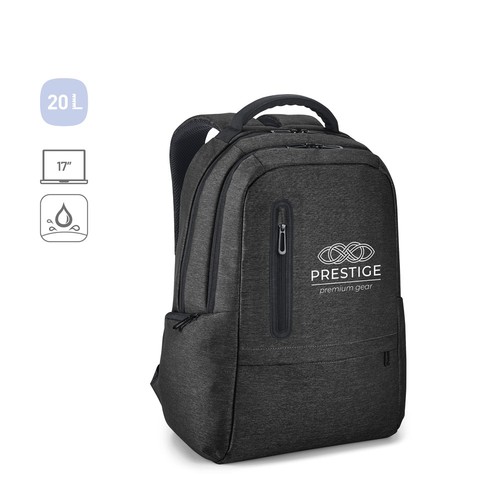 RE-BOSTON. Mochila para portátil de nailon reciclado resistente al agua 2Tone con compartimento 210D