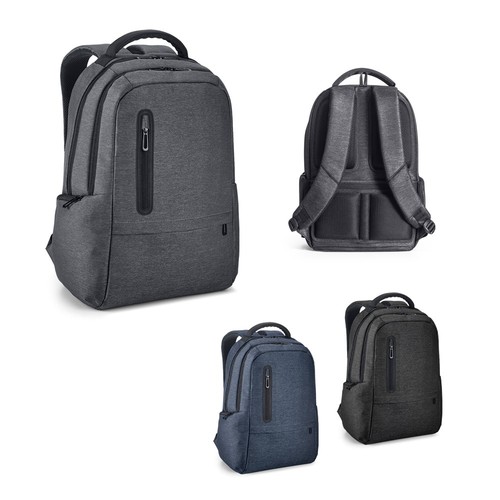 RE-BOSTON. Mochila para portátil de nailon reciclado resistente al agua 2Tone con compartimento 210D