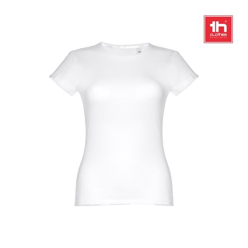 THC SOFIA. T-shirt ceinturé en coton pour femme - 1