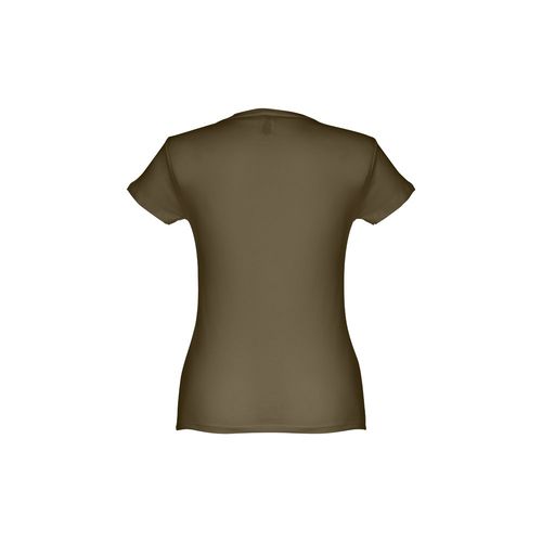 verde militar THC SOFIA. Camiseta de mujer