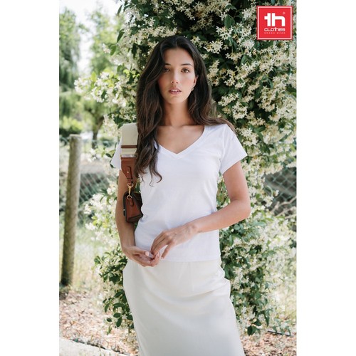 white THC ATHENS WOMEN. Camiseta de mujer
