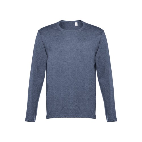 azul chiné THC BUCHAREST. Camiseta manga larga para hombre
