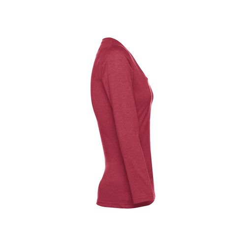 rojo chiné THC BUCHAREST WOMEN WH. Camiseta manga larga para mujer