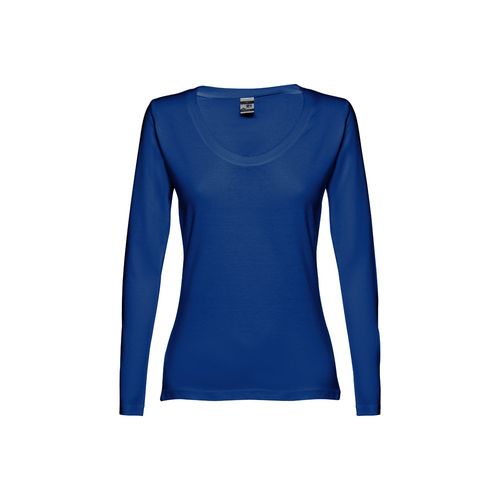 azulón THC BUCHAREST WOMEN WH. Camiseta manga larga para mujer