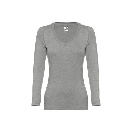 moteado gris claro THC BUCHAREST WOMEN WH. Camiseta manga larga para mujer