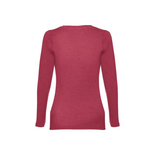 rojo chiné THC BUCHAREST WOMEN. Camiseta manga larga para mujer