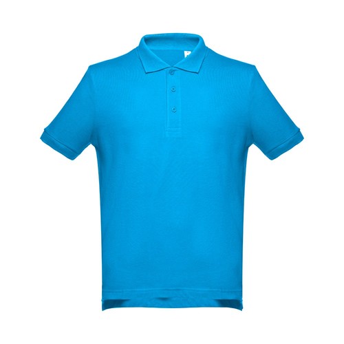 azul aqua THC ADAM. Polo de hombre