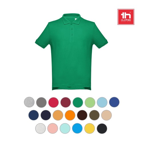 black THC ADAM. Polo de hombre