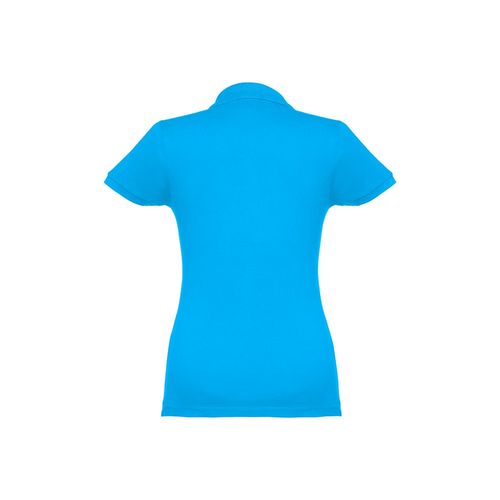 azul aqua THC EVE. Polo de mujer