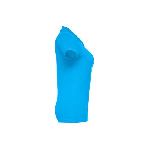 azul aqua THC EVE. Polo de mujer