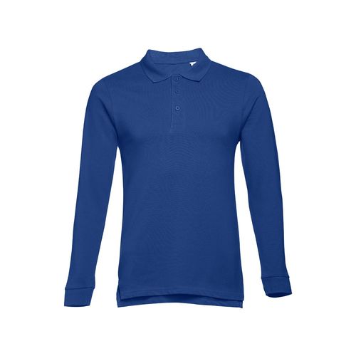 azulón THC BERN. Polo de manga larga para hombre