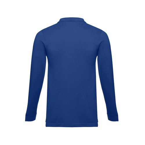 azulón THC BERN. Polo de manga larga para hombre