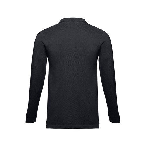 black THC BERN 3XL. Polo de manga larga para hombre